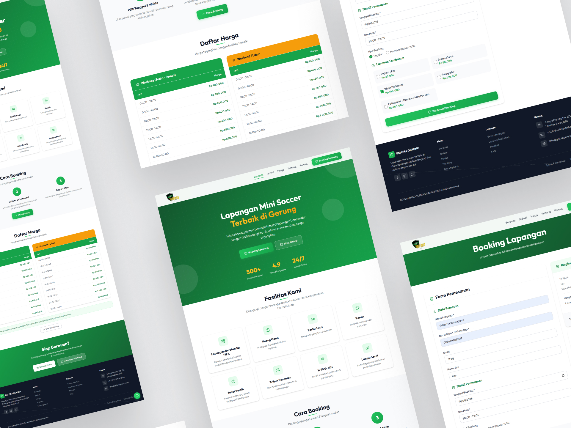 Minisoccer Gelora Gerung - Online Field Booking System